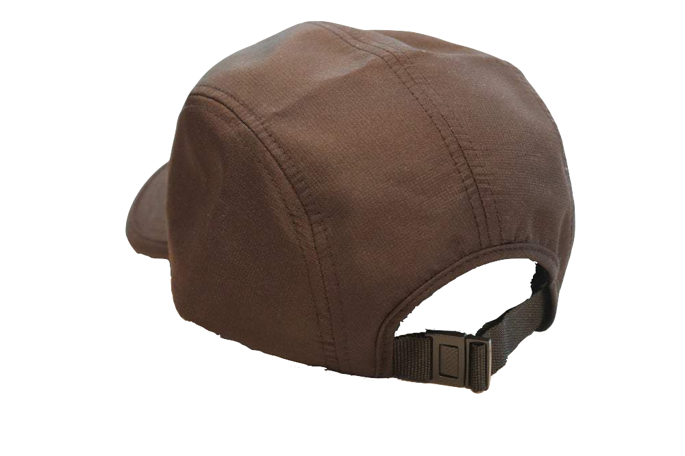 Backside view of The Casual Runner Performance Cap in black.